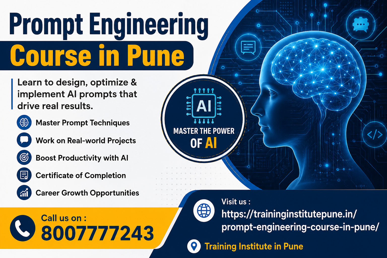 Prompt Engineering Course in Pune: Your Gateway to a Career in Artificial Intelligence