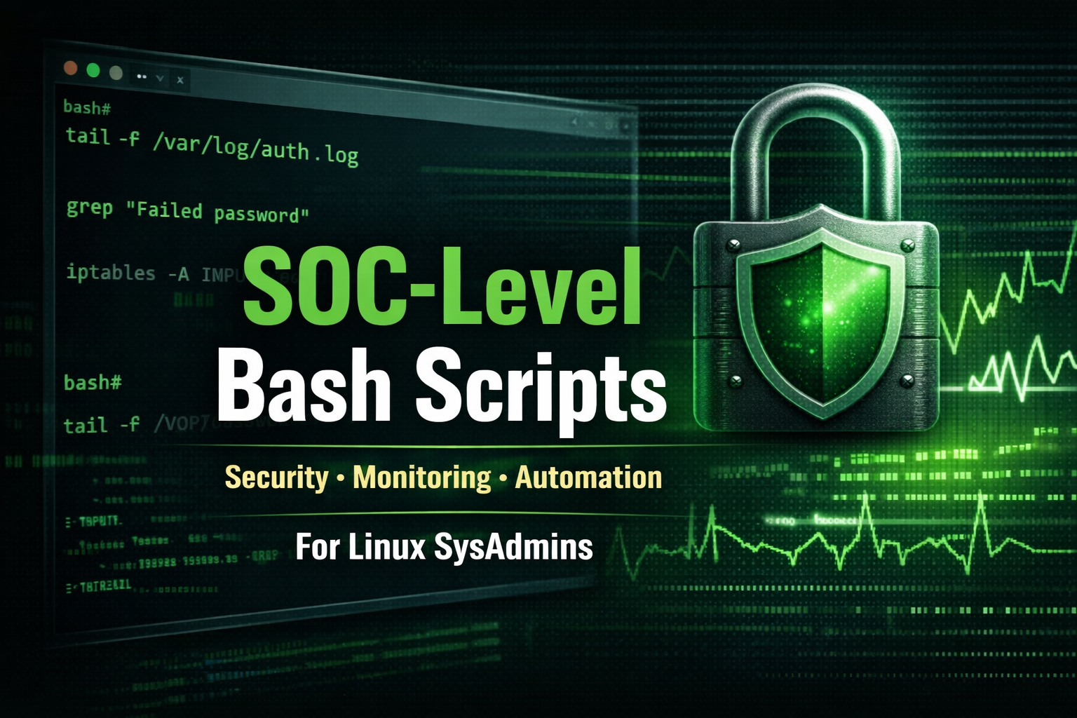 SOC-Level Bash Scripts Every Linux SysAdmin Should Have Ready