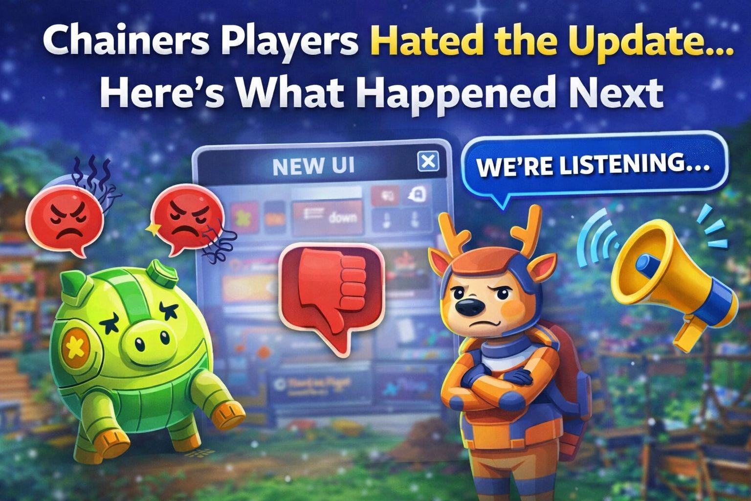 ⚠️ The Update That Didn’t Land Well
