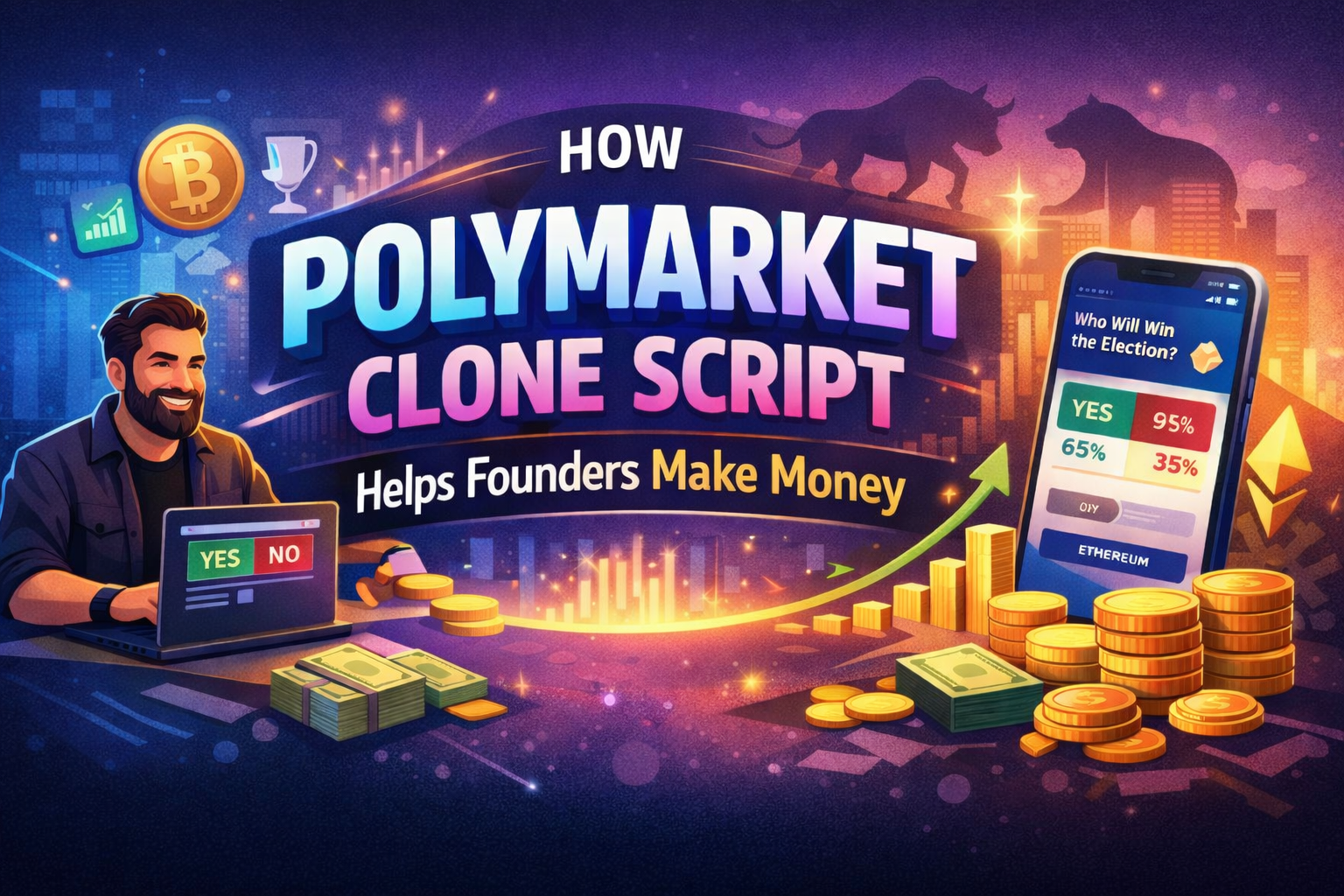 How Polymarket Clone Script Helps Founders to Make Money