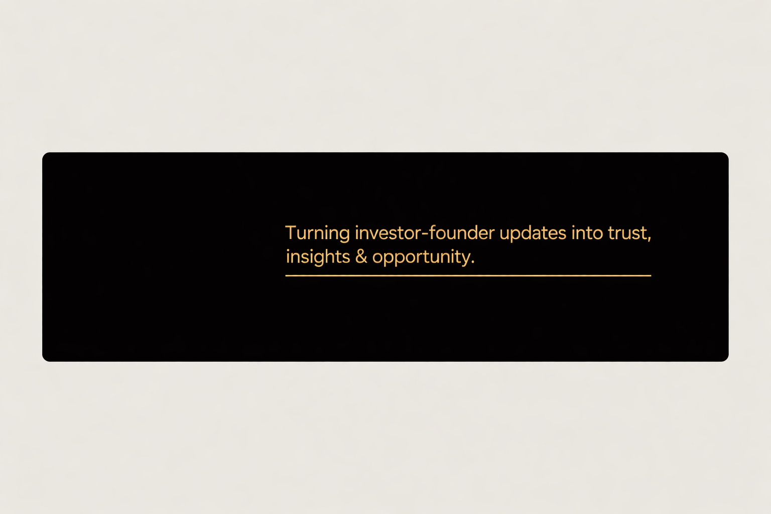 What an Investor Update Is Actually Worth — the Follow-On Math