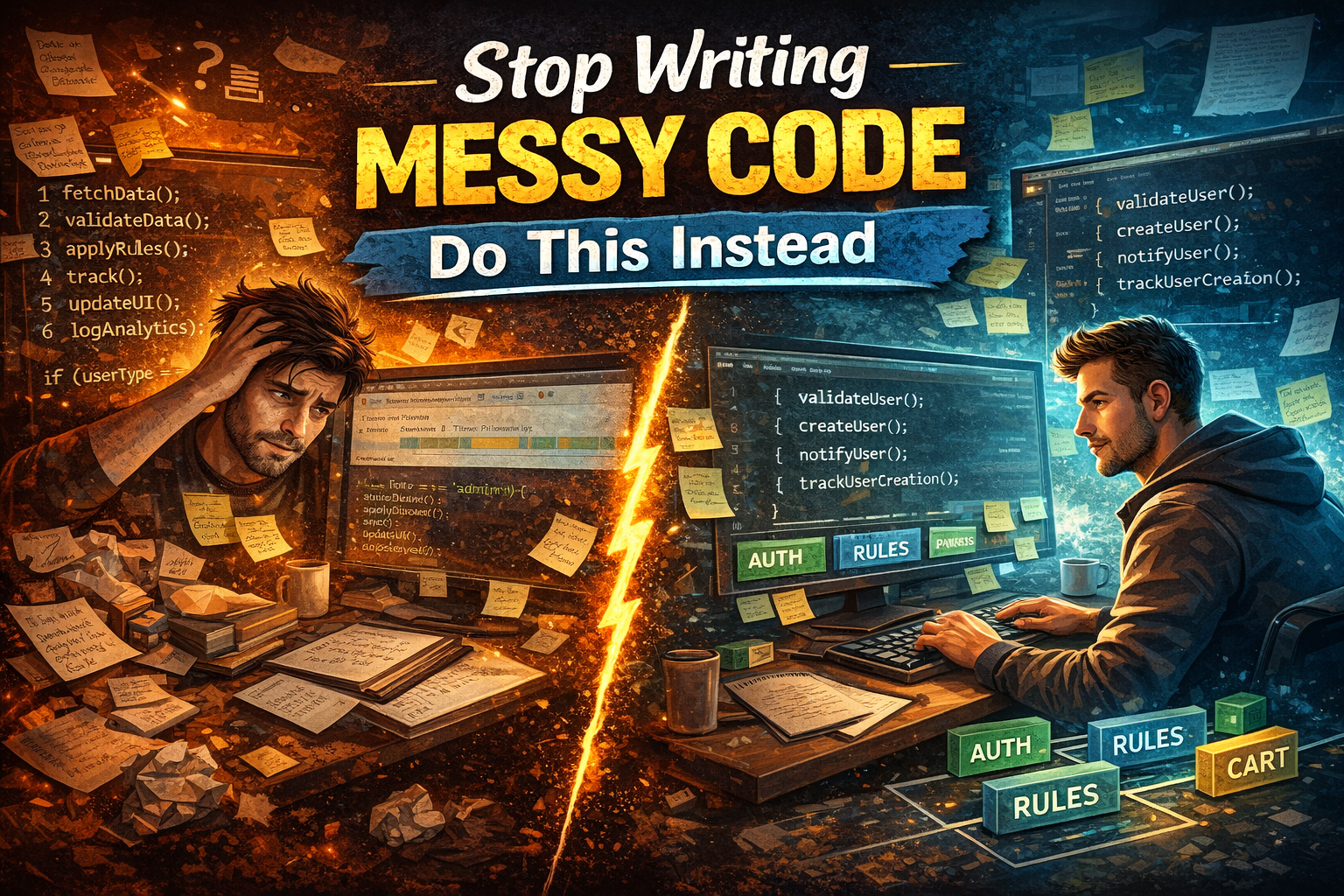 Stop Writing Messy Code: Do This Instead
