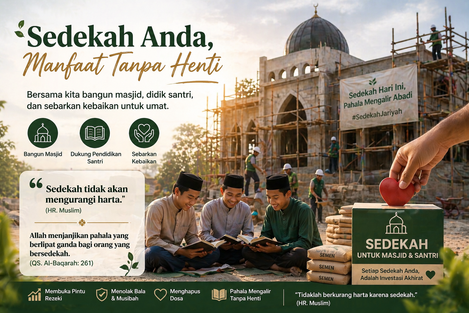 Keutamaan Sedekah dalam Islam: Manfaat Sedekah sebagai Pembuka Rezeki dan Penolak Bala
