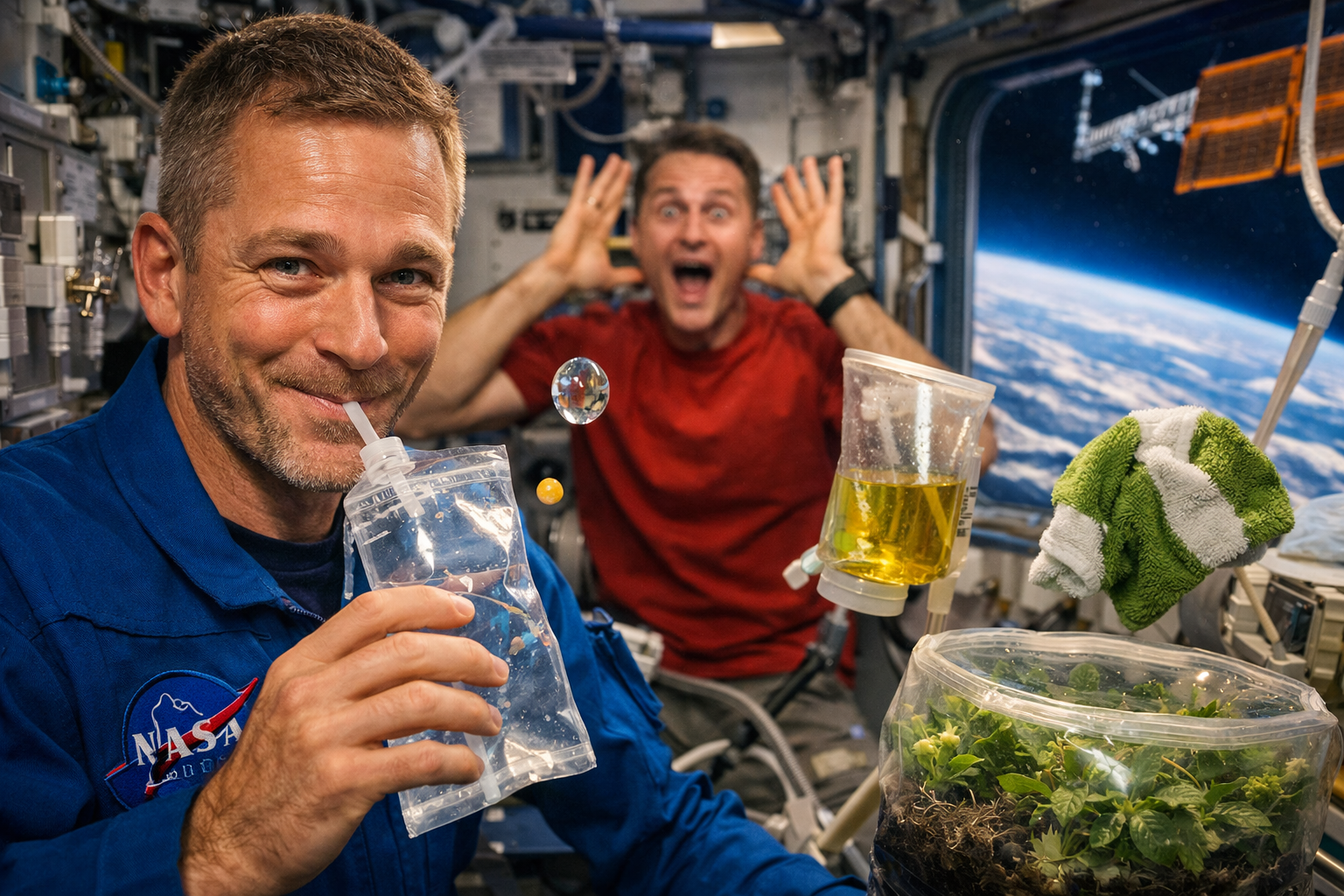 Did You Know… NASA Says 98% of Astronauts’ Urine Sweat Can be Recycled Did You Know… NASA Says 98% of Astronauts’ Urine Sweat Can be Recycled