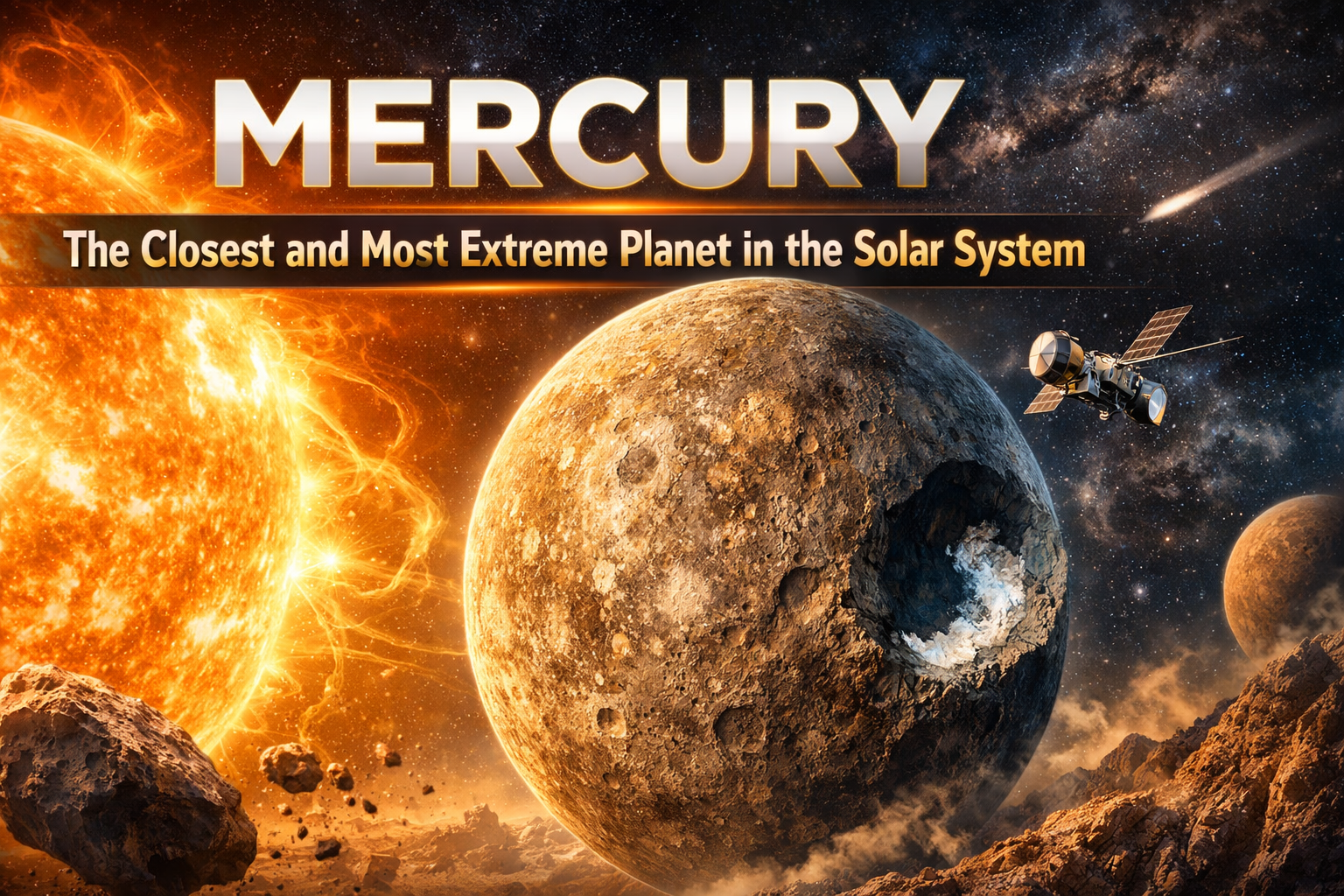Mercury — the Closest and Most Extreme Planet in the Solar System