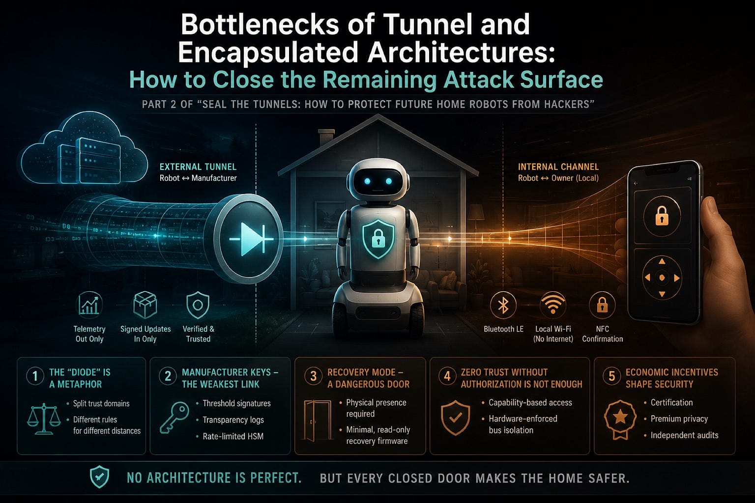Bottlenecks of Tunnel and Encapsulated Architectures: How to Close the Remaining Attack Surface