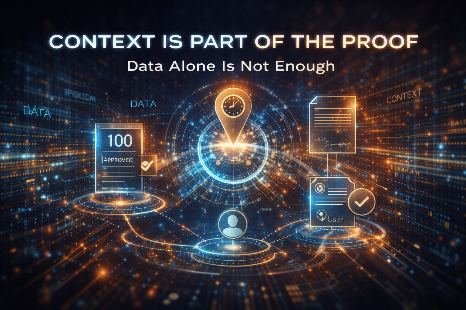 Context is Part of the Proof: Data Alone Is Not Enough