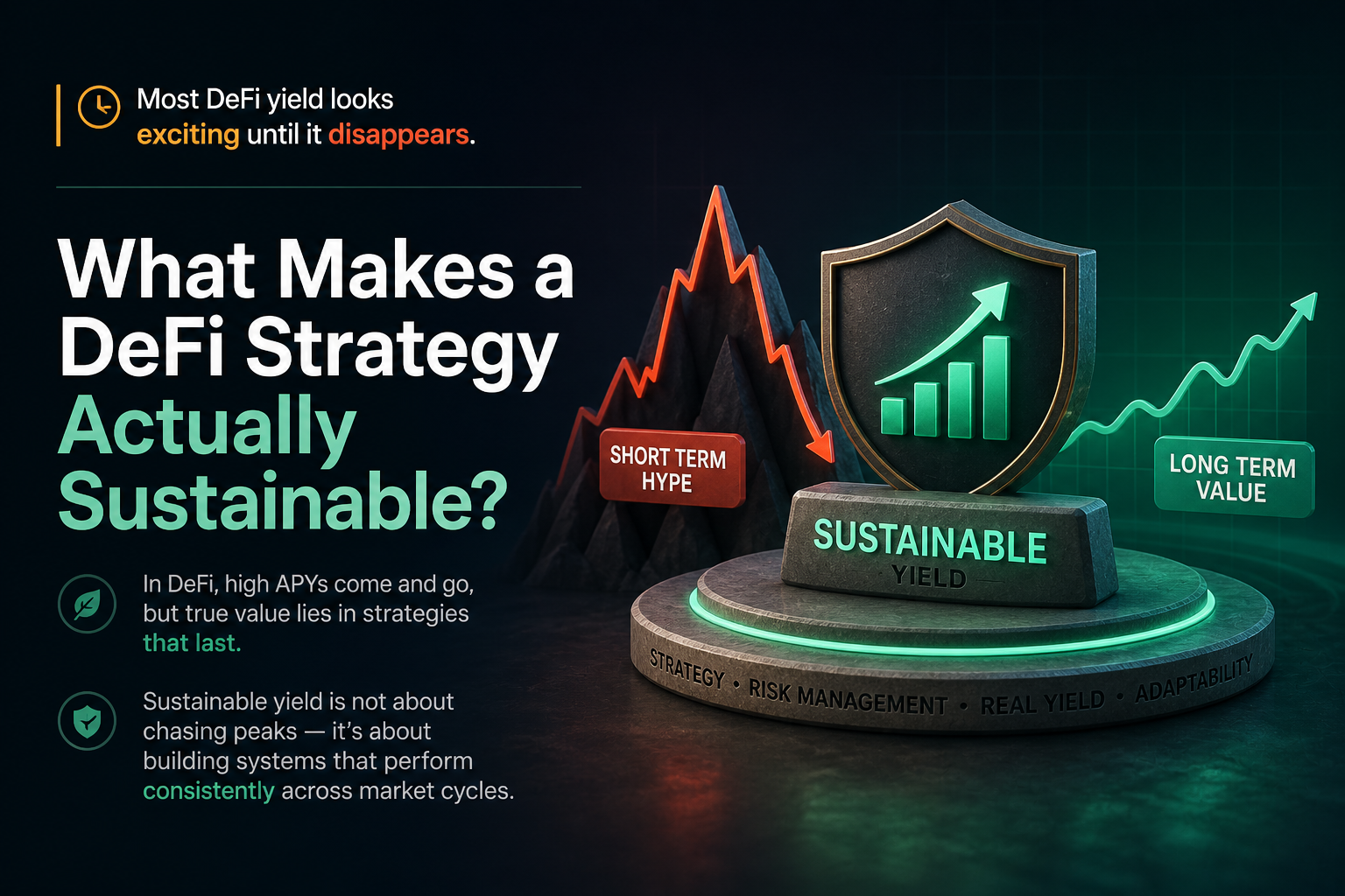 What Makes a DeFi Strategy Actually Sustainable?