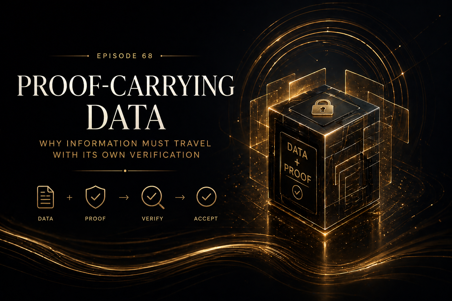 Proof-Carrying Data: Why Information Must Travel With Its Own Verification