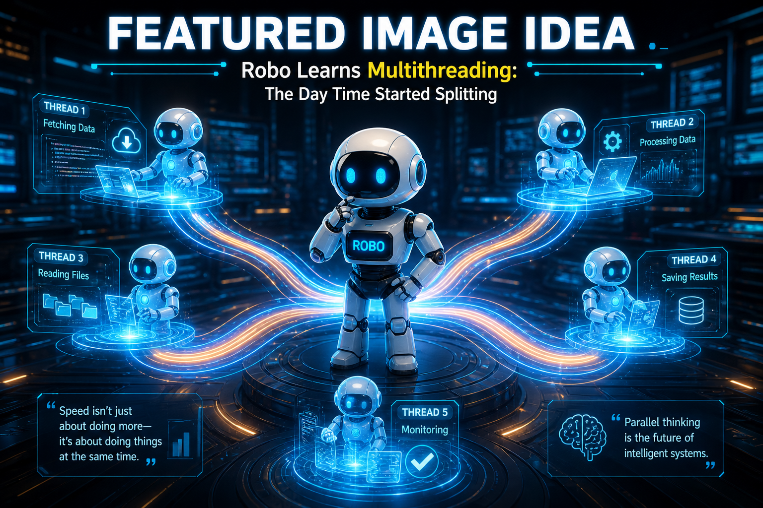 Robo Learns Multithreading: The Day Time Started Splitting