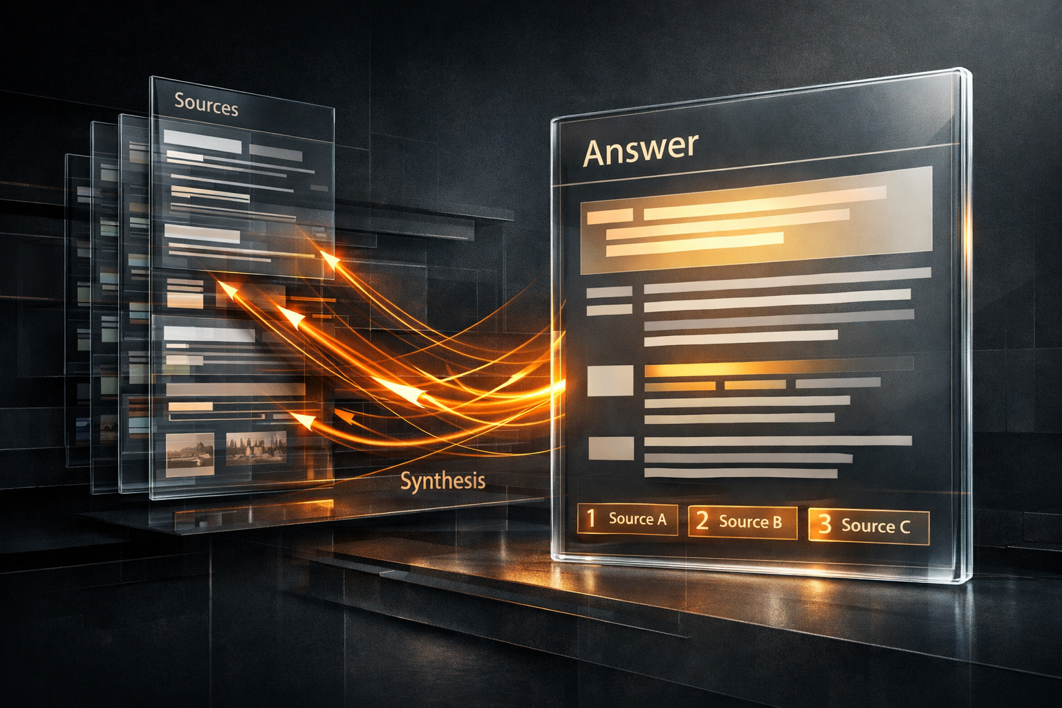The web after search: What happens when AI answers become the front page