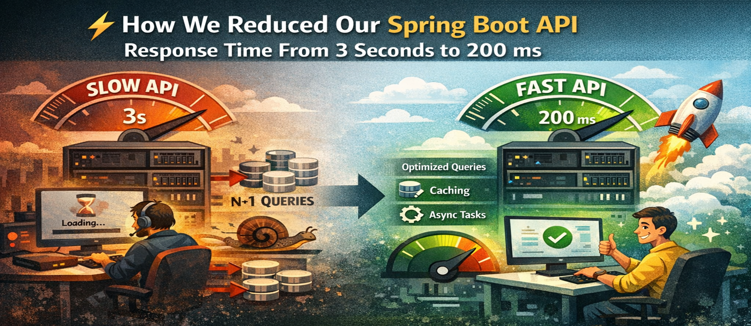 ⚡ Why Your Spring Boot API Takes 3 Seconds to Respond (And How to Fix It)