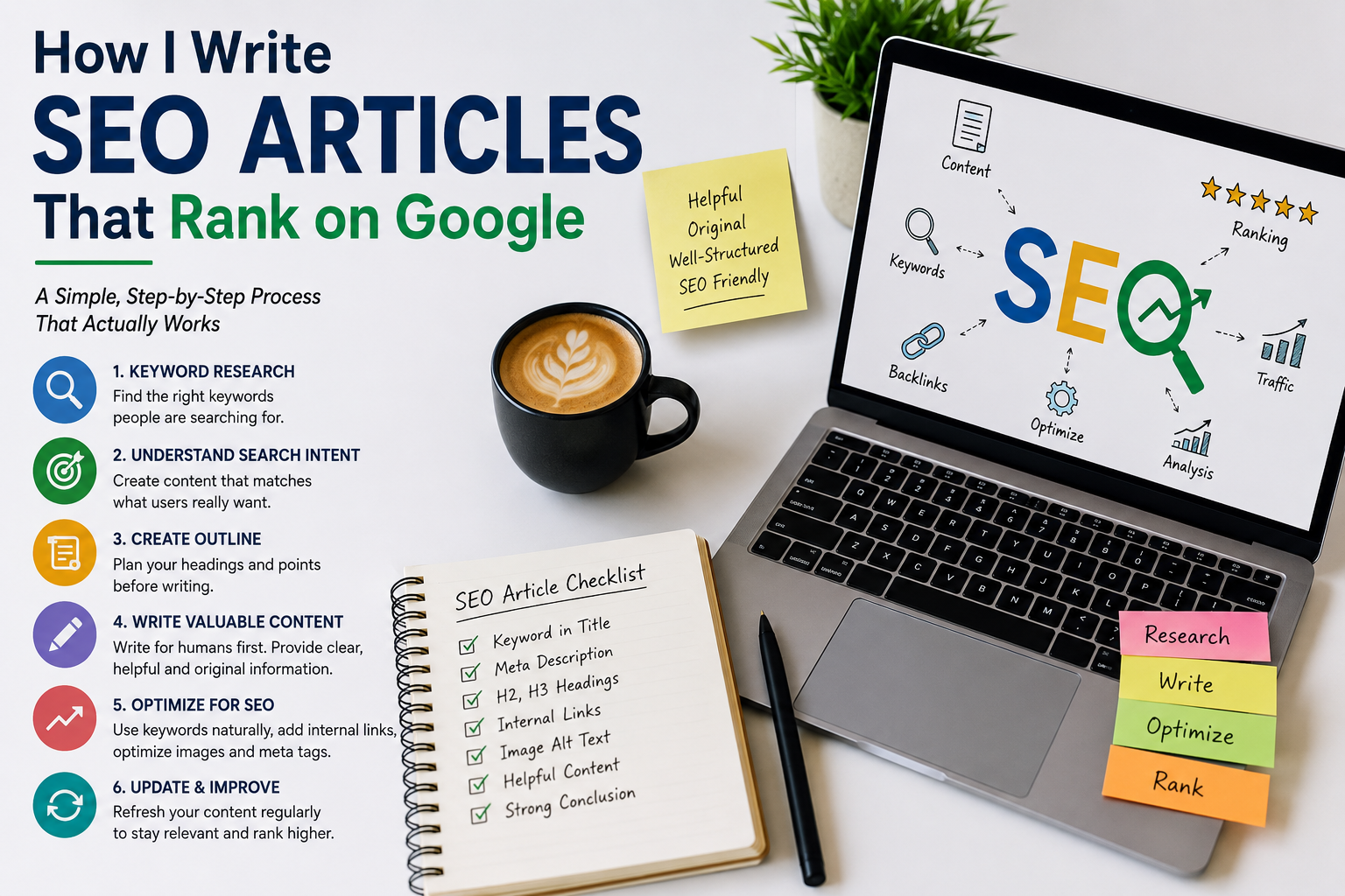 How I Write Google Ranking SEO Articles