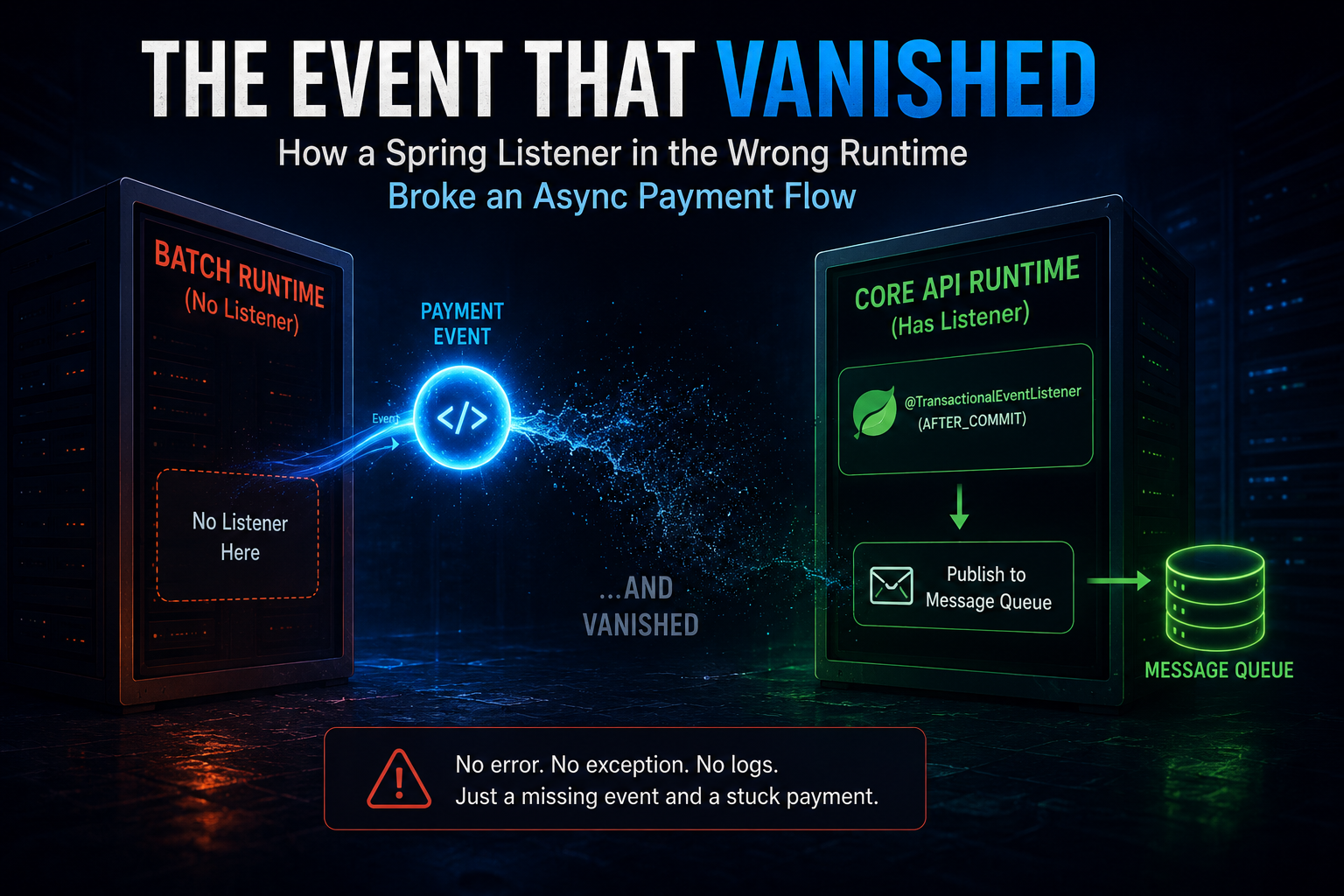 The Event That Vanished