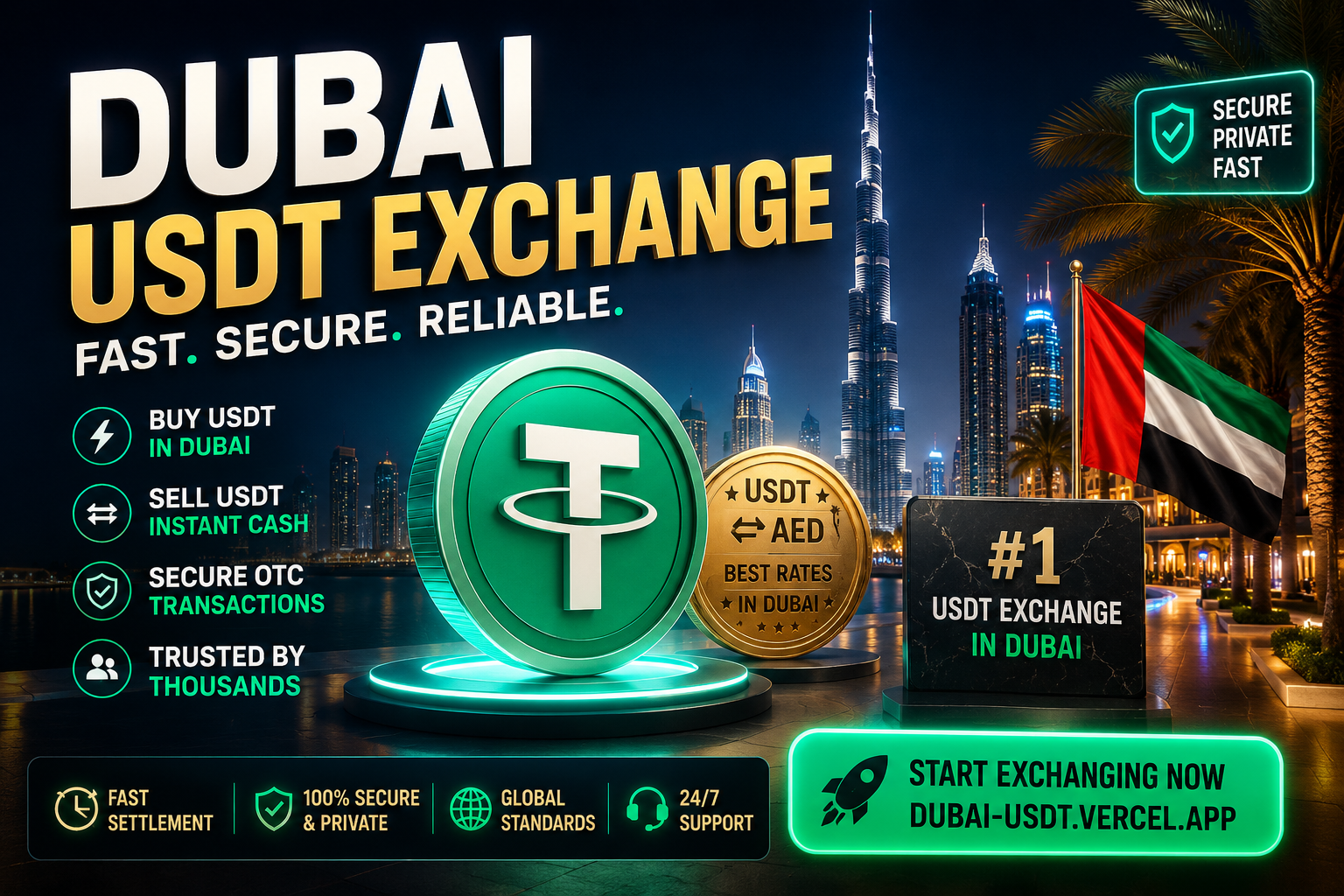 Dubai USDT Exchange: The Fastest Way to Buy, Sell, and Exchange USDT in Dubai