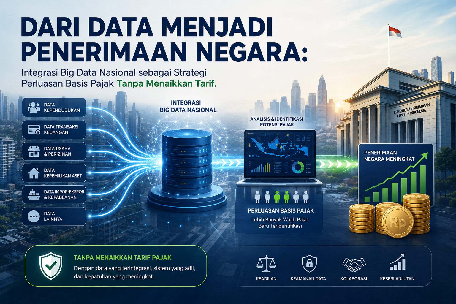 DARI DATA MENJADI PENERIMAAN NEGARA: Integrasi Big Data Nasional sebagai Strategi Perluasan Basis…