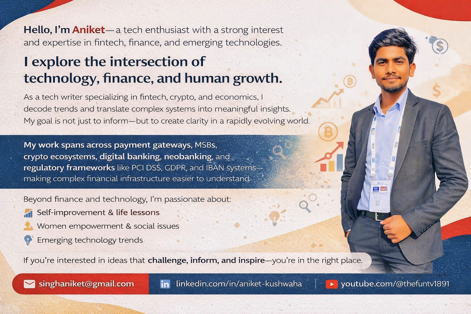 Hello, I’m Aniket-a curious writer.