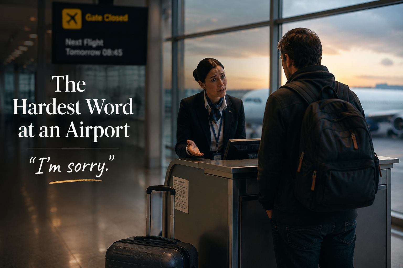 The Hardest Word at an Airport The Hardest Word at an Airport
