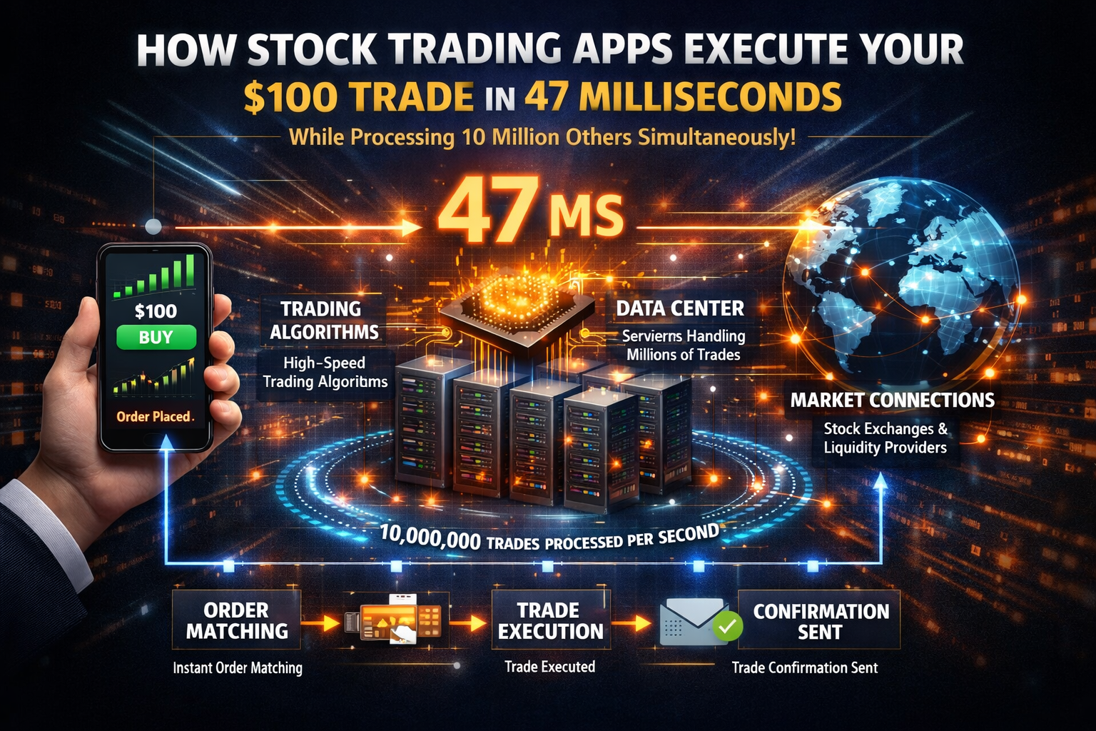 How Stock Trading Apps Execute Your $100 Trade in 47 Milliseconds (While Processing 10 Million…