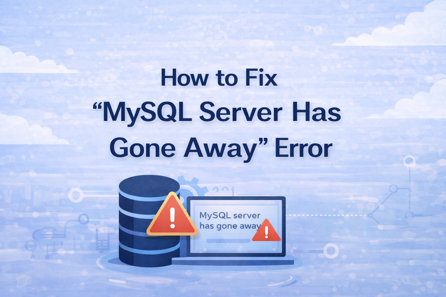 How to Fix “MySQL Server Has Gone Away” Error
