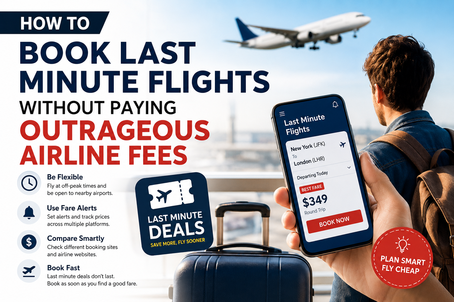 How to Book Last Minute Flights Without Paying Outrageous Airline Fees