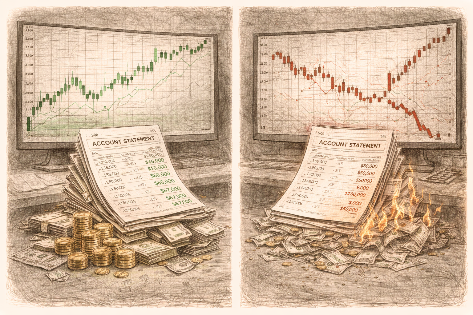 Here is why some traders win and others lose.