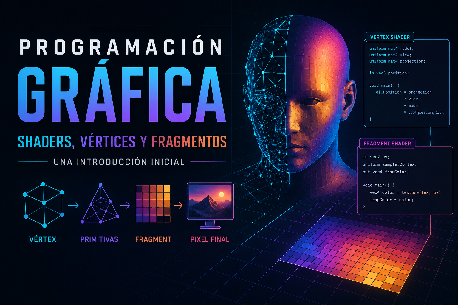 Programación gráfica desde cero: una introducción a shaders, vértices y fragmentos