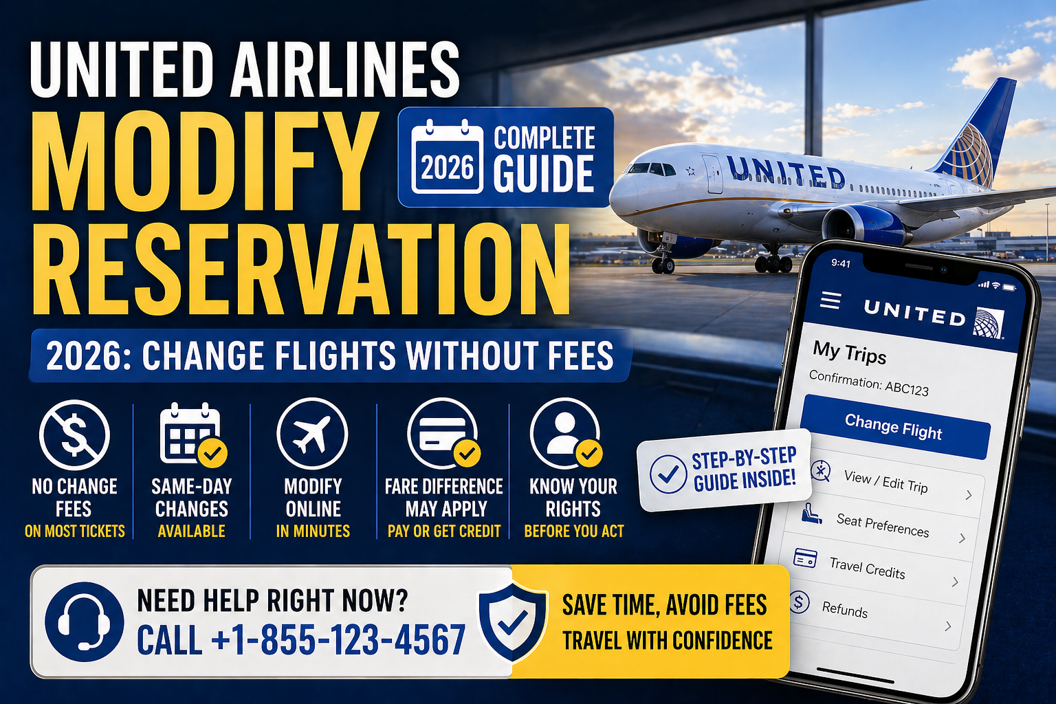 United Airlines Modify Reservation 2026: Complete Guide to Changing Fl