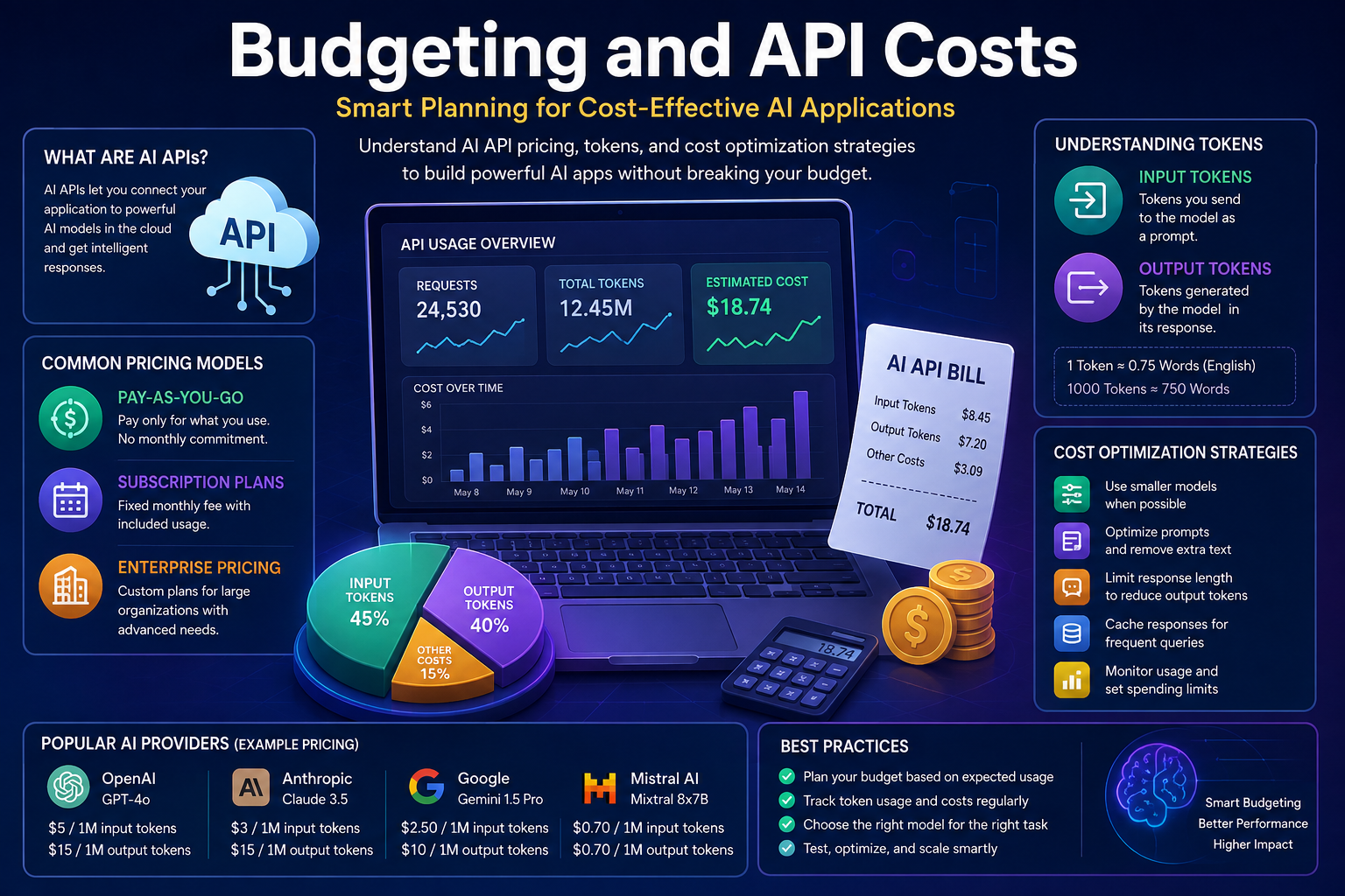 Budgeting and API Costs Explained (2026): Complete Guide to AI API Pricing, Tokens & Cost…