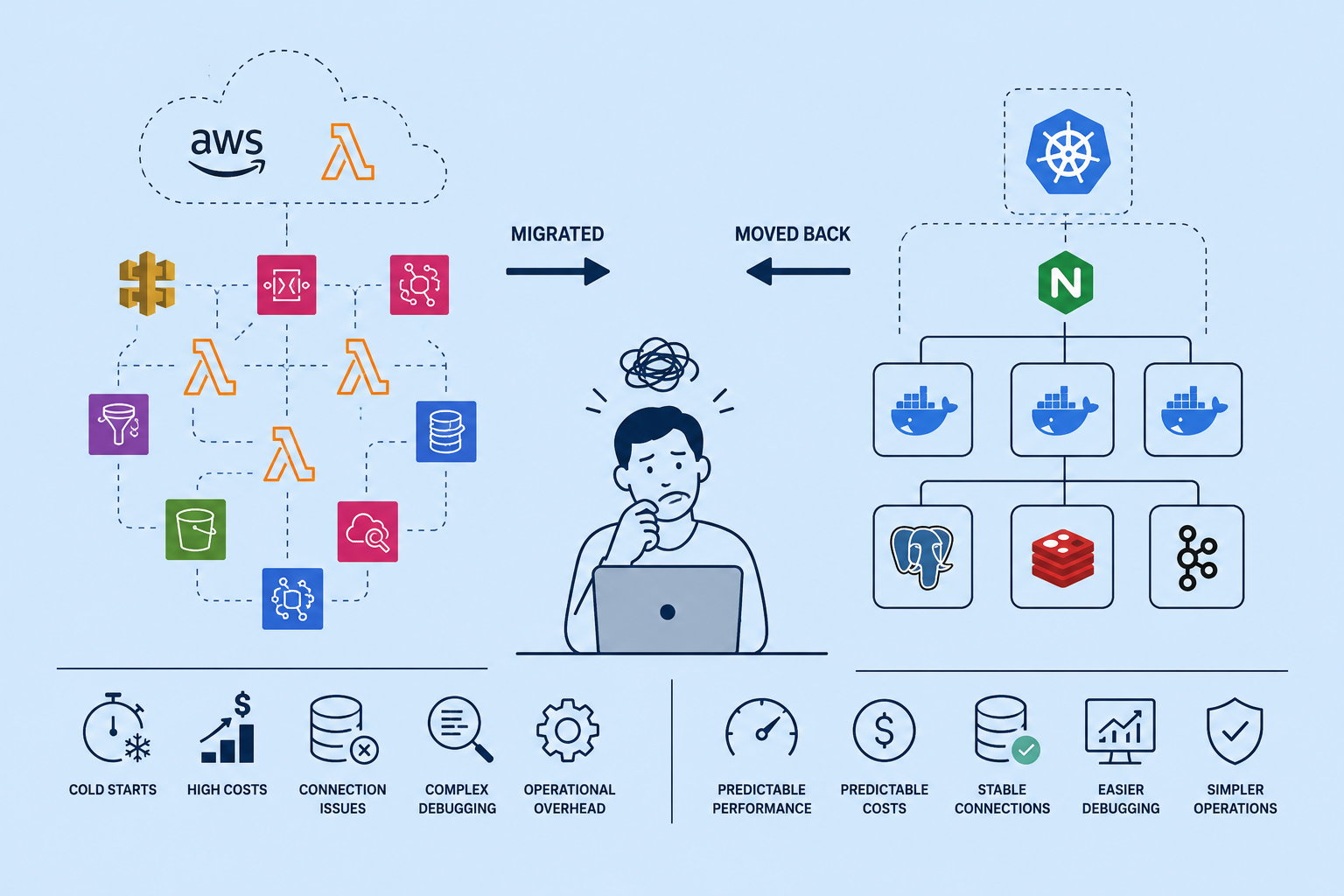 We Spent 6 Months Migrating to Serverless, Only to Move Back. Here’s the Post-Mortem.
