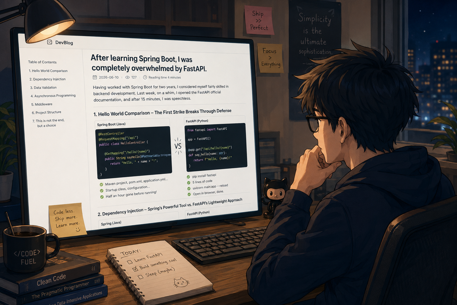 After Learning Spring Boot, I Was Completely Overwhelmed by FastAPI
