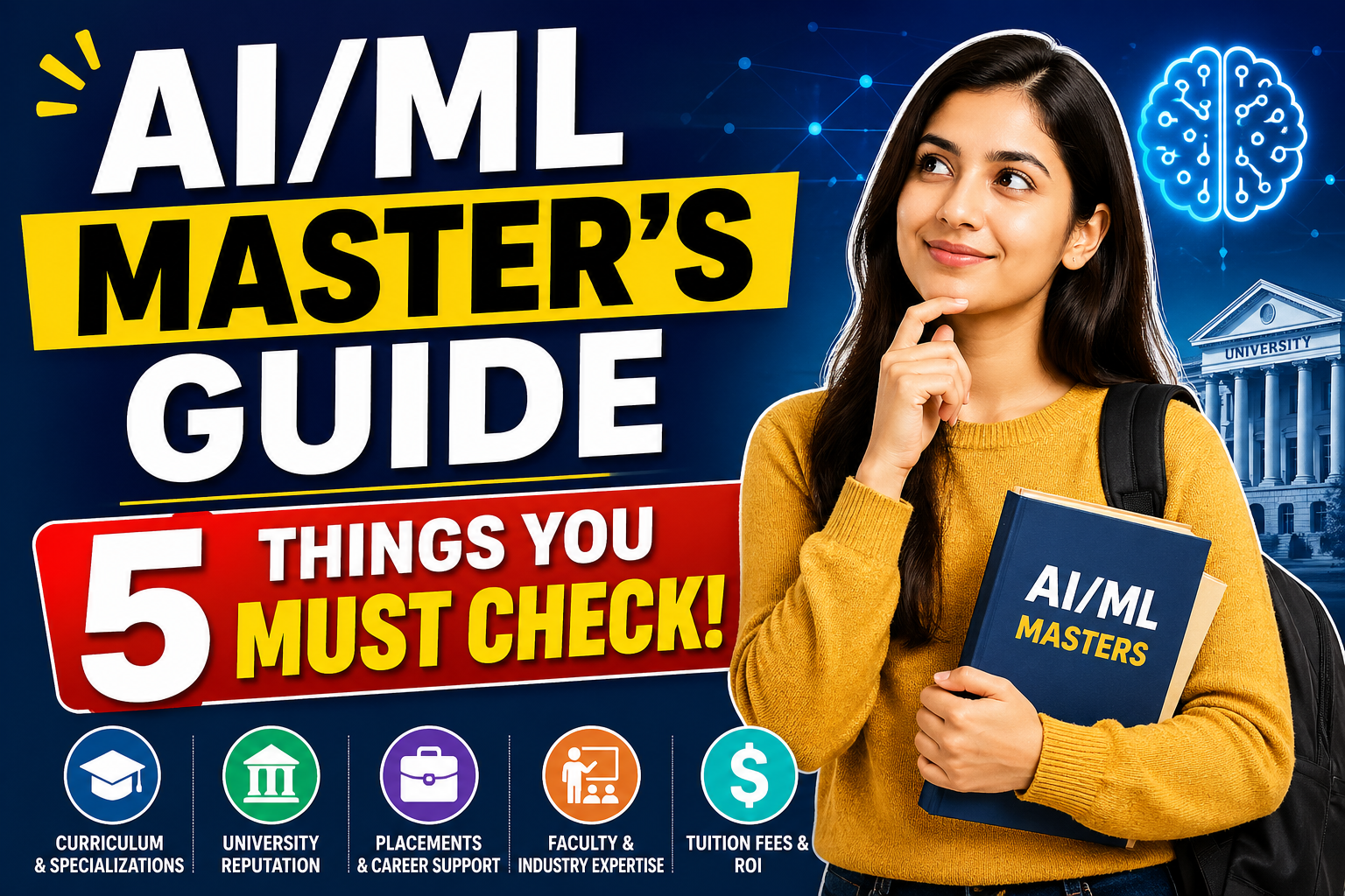 How to choose AI ML master’s program?