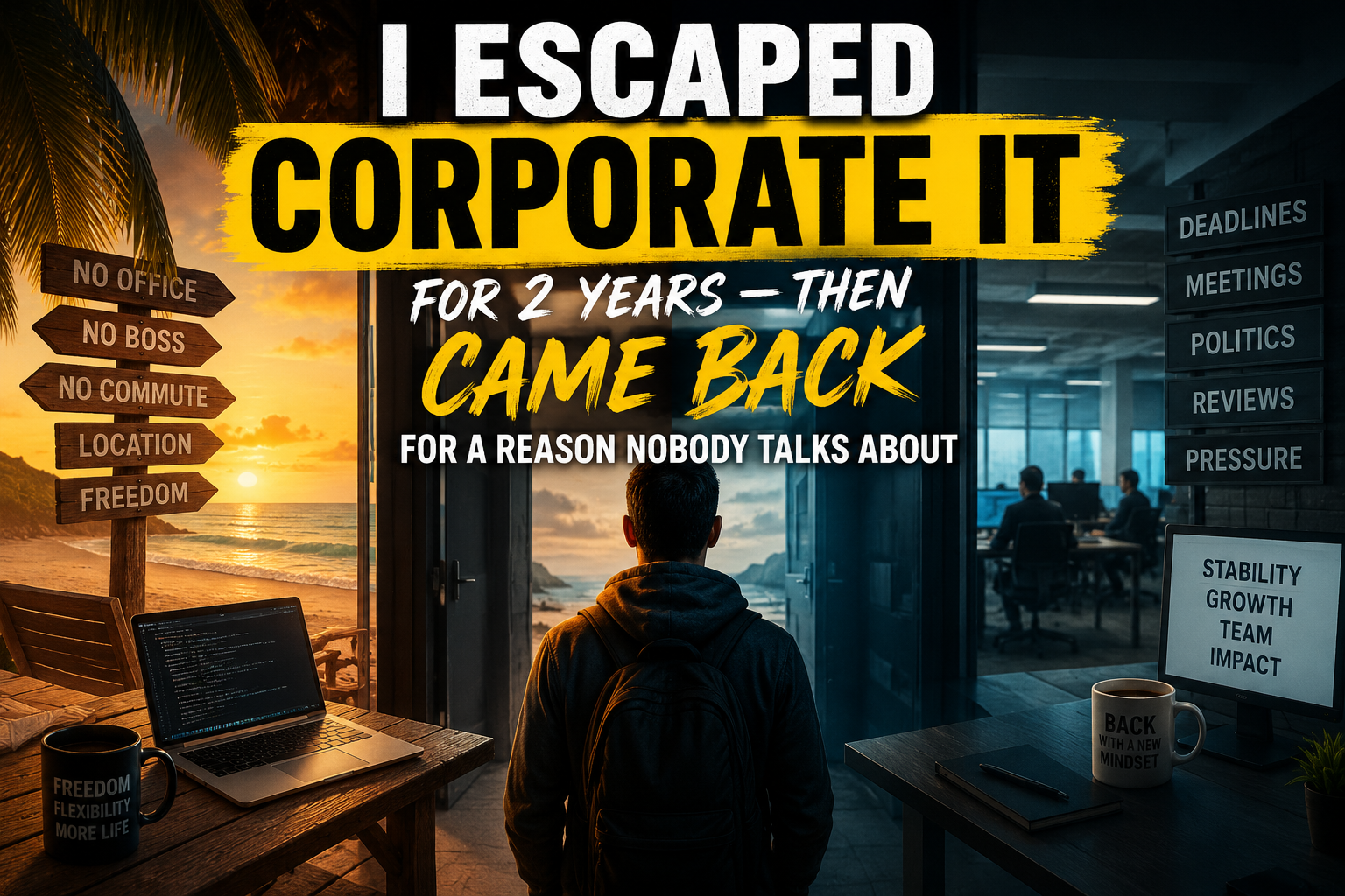 I Escaped Corporate IT for 2 Years — Then Came Back for a Reason Nobody Talks About