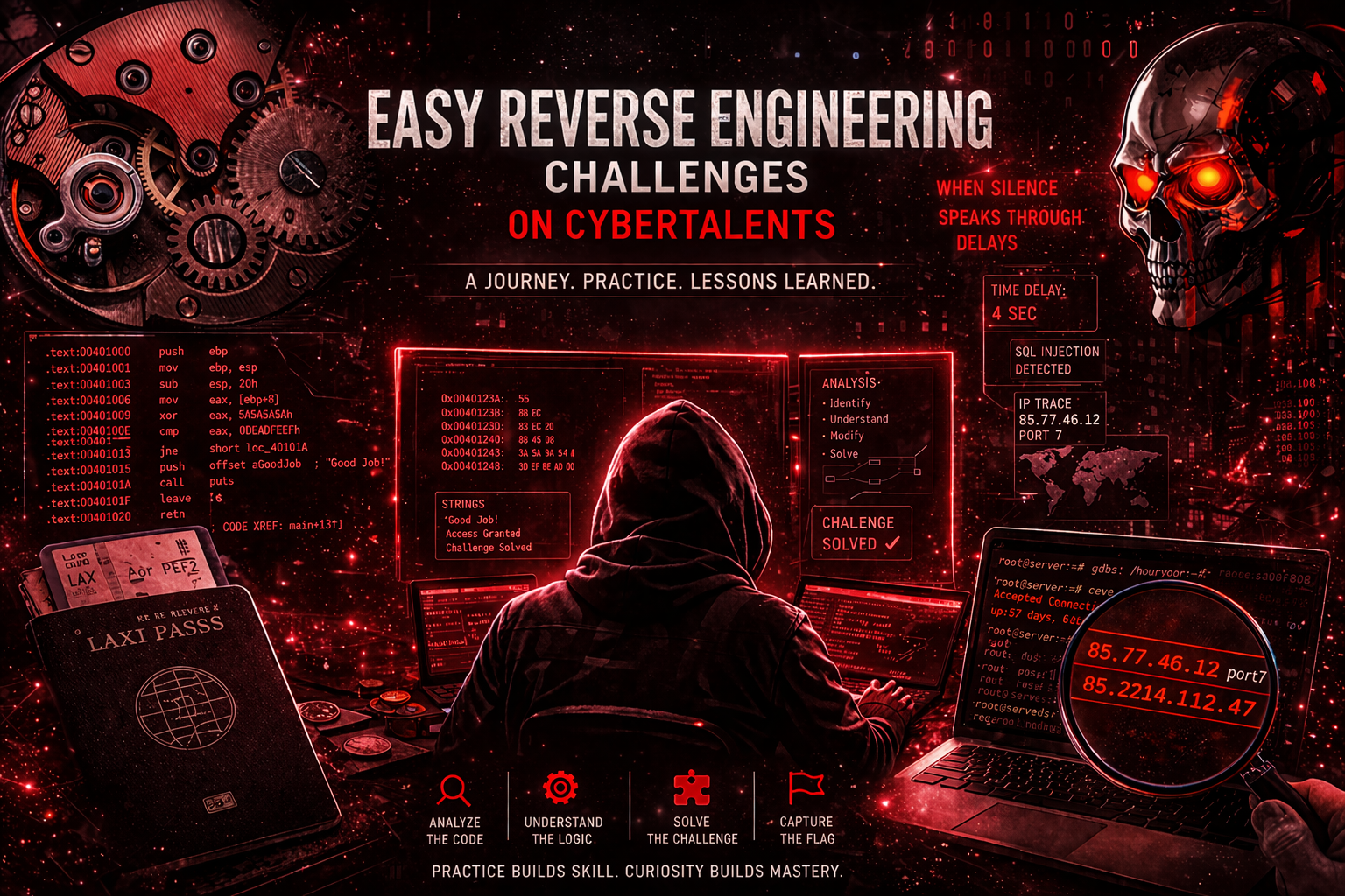 Reverse Engineering on CyberTalents: Solving All Easy Challenges Part 2