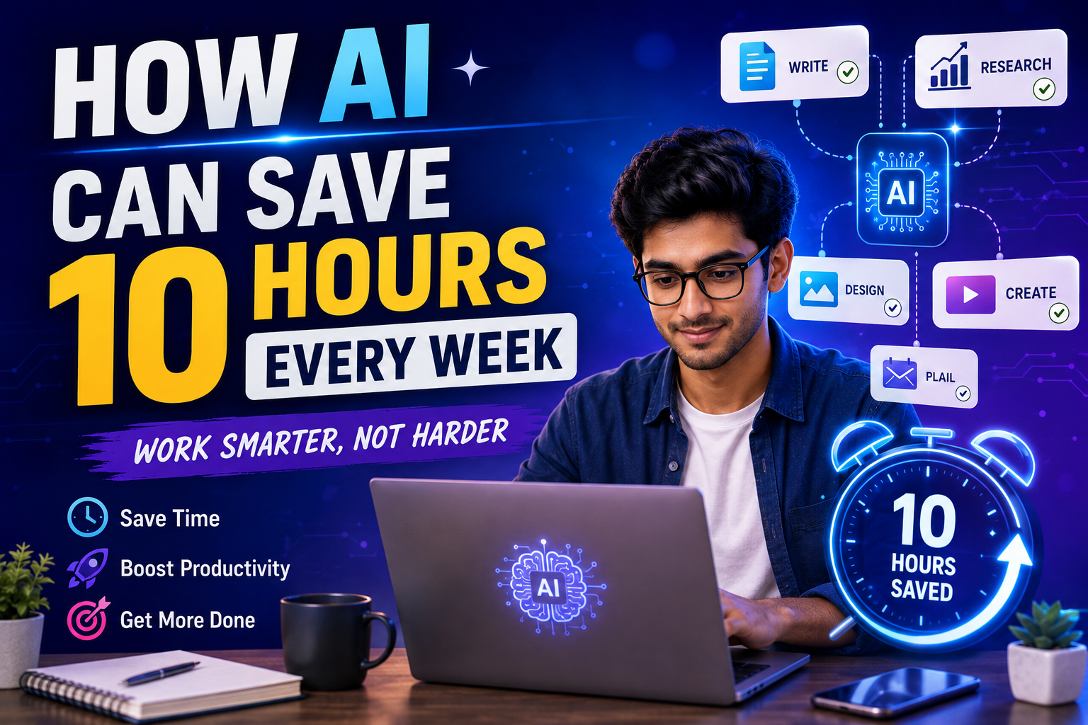 How AI Can Save 10 Hours Every Week: 7 Powerful, Simple Ways to Work Smarter in 2026