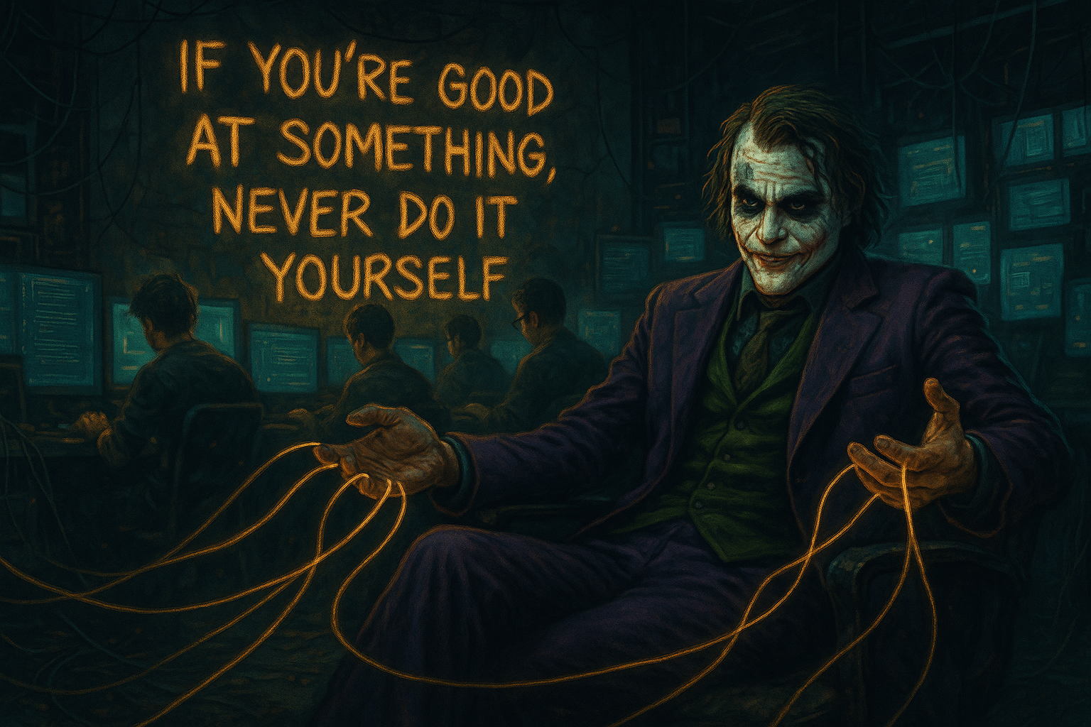 If You’re Good at Something, Never Do It Yourself