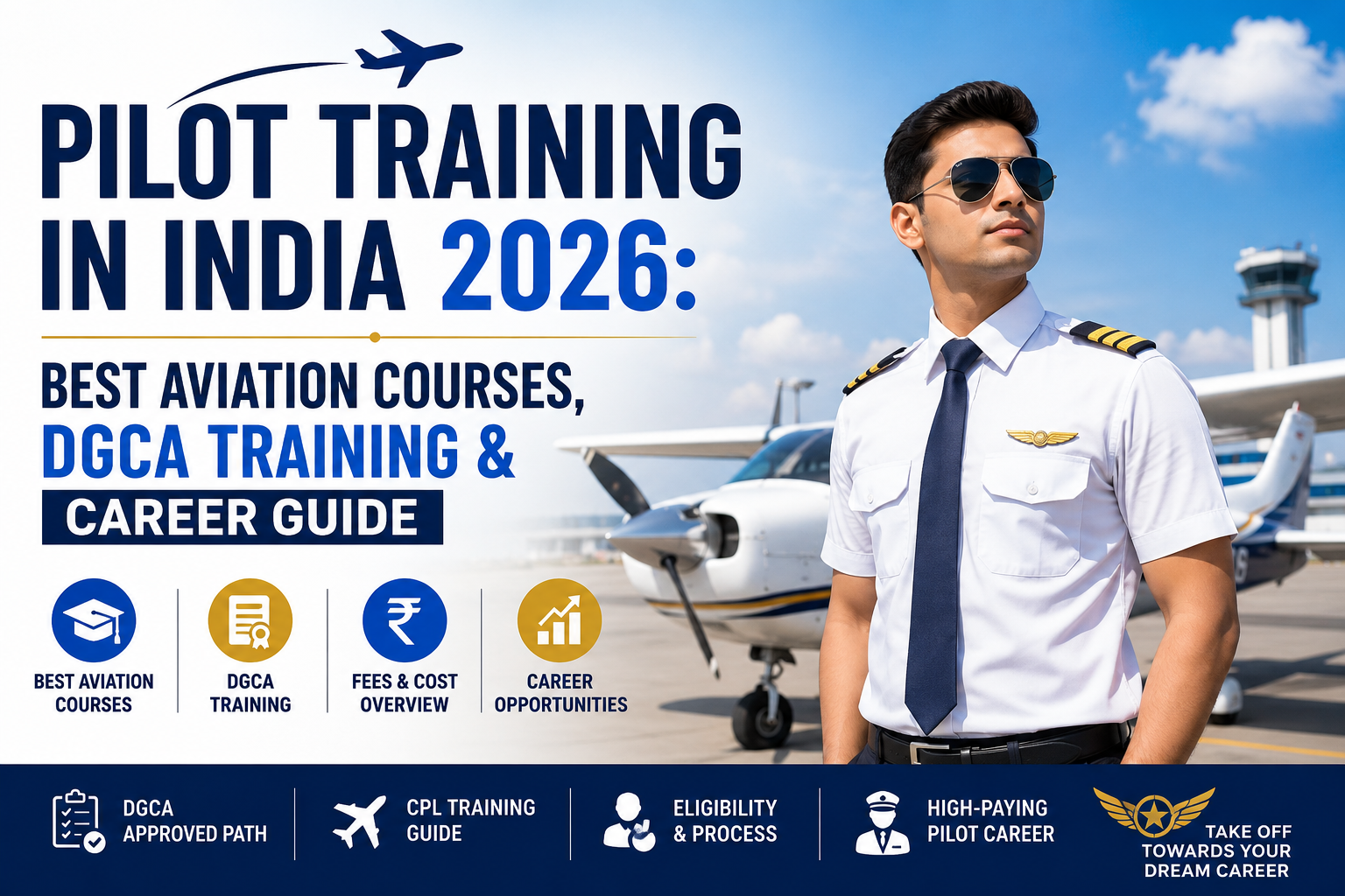 Pilot Training in India 2026: Best Aviation Courses DGCA Training &amp