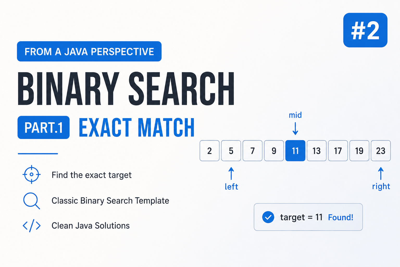 LeetCode tasks from a Java Perspective #2 | Binary Search Part.1