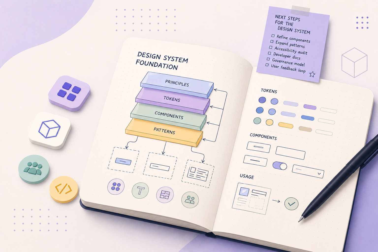 Design systems before UI — how to build structure when no screens exist!