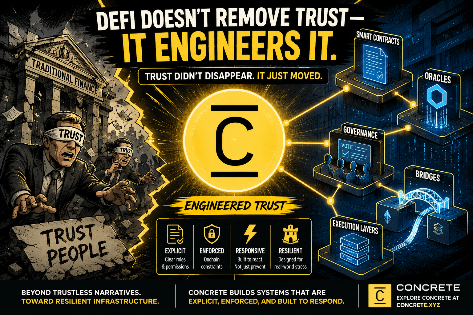 DeFi Doesn’t Remove Trust . It Engineers It