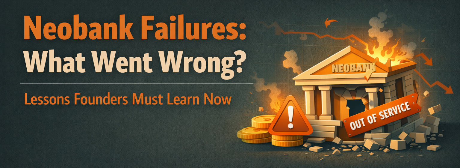 Neo-bank Failures: What Went Wrong - And What Founders Must Learn Before It’s Too Late