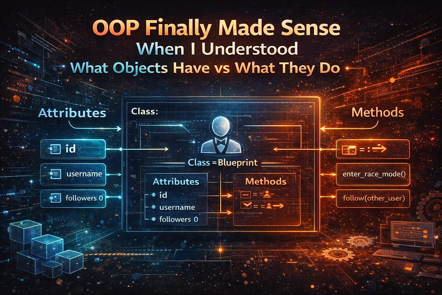 OOP Finally Made Sense When I Understood What Objects Have vs What They Do
