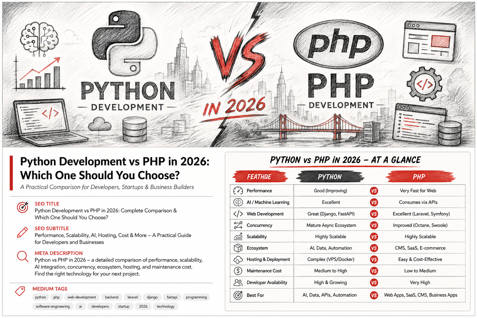 Python Development vs PHP in 2026: Which One Should You Choose?