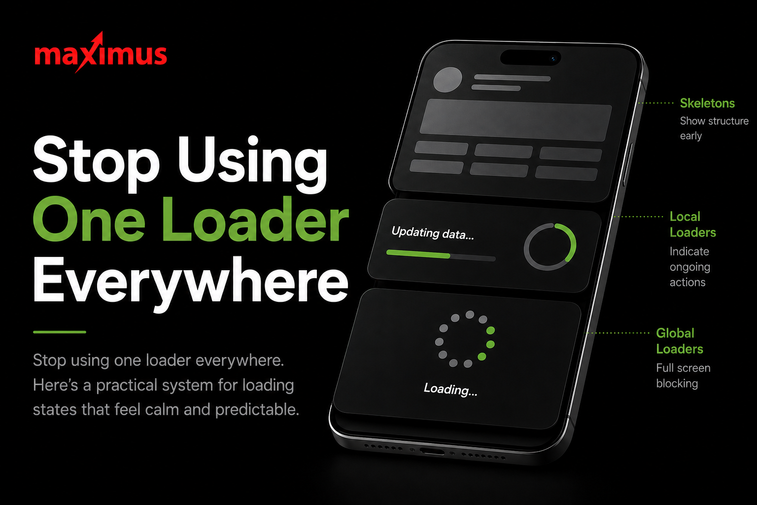 Stop Using One Loader Everywhere