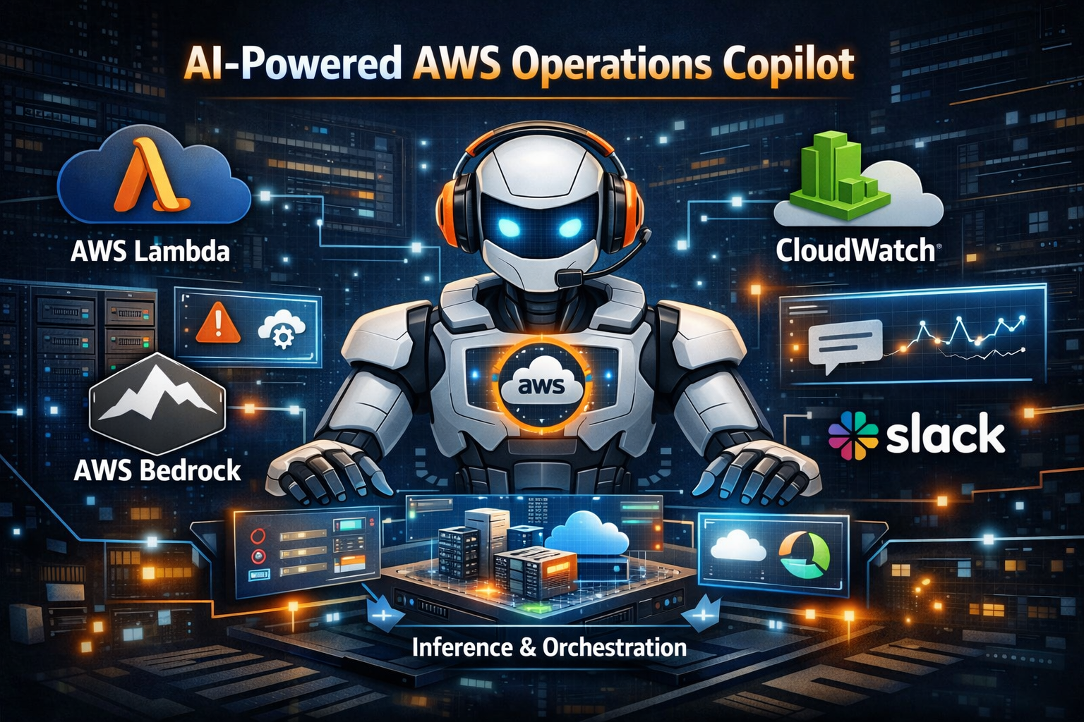 I Built an AI-Powered AWS Operations Copilot Using Bedrock, Lambda, CloudWatch, and Slack