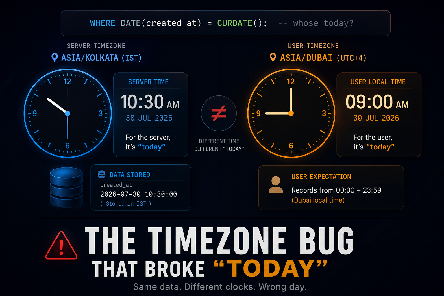 The Time Zone Bug That Broke “Today”