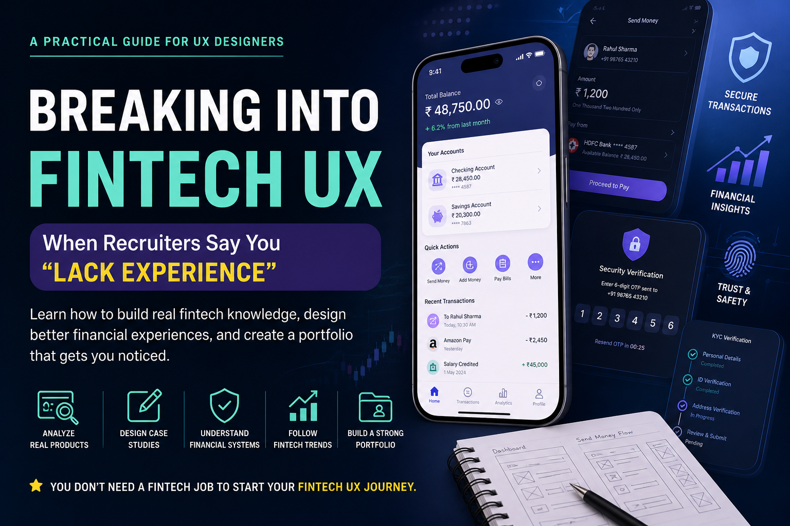 Breaking Into Fintech UX: What to Do When Recruiters Say You “Lack Experience”