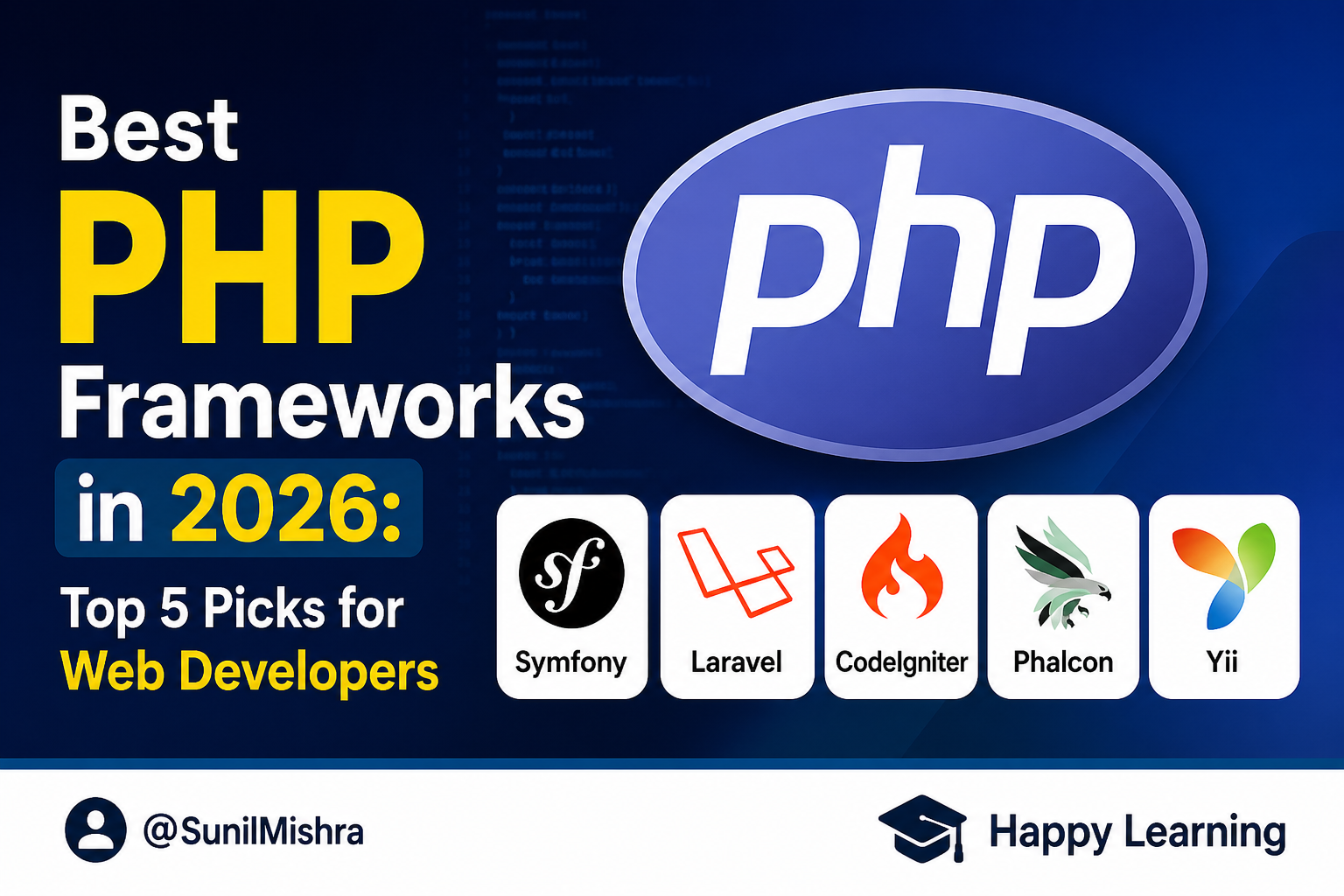 Best PHP Frameworks in 2026: Top 5 Picks for Web Developers