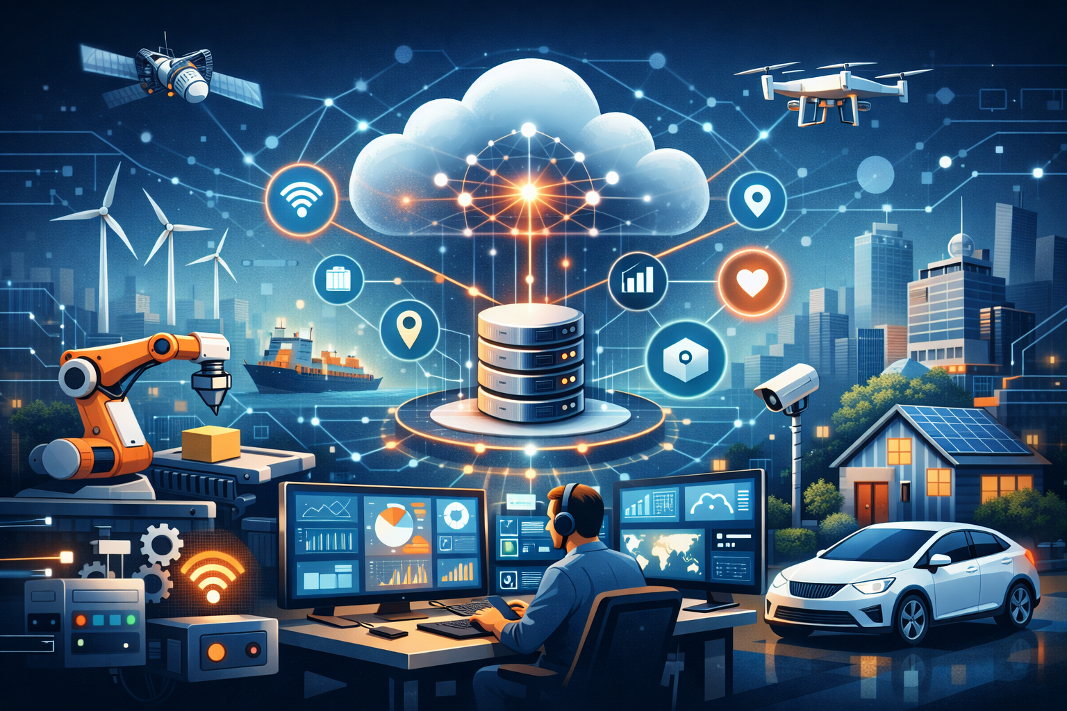 Integrasi Internet of Things (IoT) dengan Sistem Informasi: Membangun Ekosistem Data yang Terhubung…