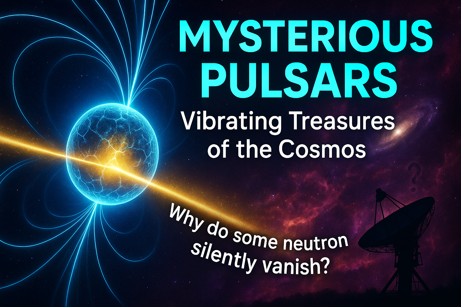 Mysterious pulsars: the vibrating treasures of the universe